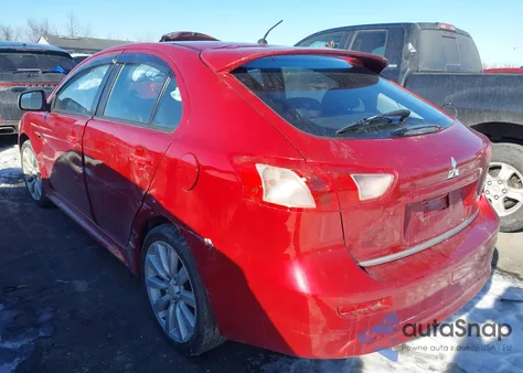 2011 Mitsubishi Lancer Sportback Gts из США, поврежденный, VIN JA32X8HWXBU001324